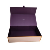 Boîtes cadeaux magnétiques personnalisées à emballage plat pour l'expédition facile, idéales pour les emballages de cadeaux de fin d'année, boîte flexible STPP