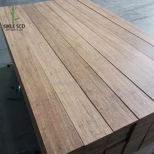 Temizle yağ düz tahta bambu zemin kaplaması SIKLE SCD yüksek kalite 100% ham bambu bambu zemin kaplaması şeffaf yağ düz tahta
