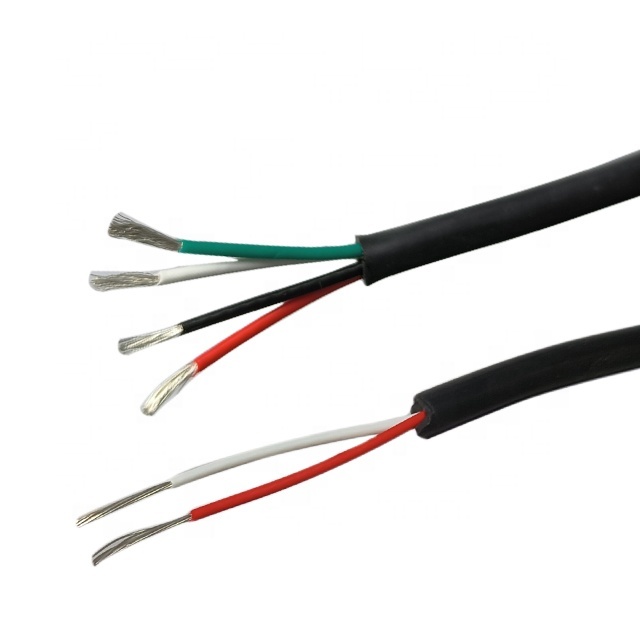 Silicone Cable Electronic Power Wire Tin Plated Copper FEP Wire High Temperature Electrical Wire T03F46G 4C 0.3mm