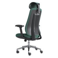 Fauteuil de bureau exécutif moderne réglable en gros avec accoudoirs fixes, pivotant à 360° et réglage en hauteur pour invités