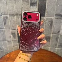 Étui de téléphone portable brillant avec effet d'ondulation d'eau pour iPhone 18, pour iPhone 18 Pro, pour iPhone 18 Pro Max