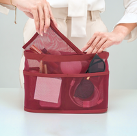 Pochette de rangement pratique pour sac à main, sac en filet durable, organisateur multi-poches, insert de sac à main, séparateur multi-usages pour un usage quotidien