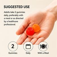 Gummies de Vitamine D3 pour Adultes 2000 UI 50 µg Saveur Fraise Pêche Mangue Complément Alimentaire 90 Unités avec Arômes Naturels de Fruits