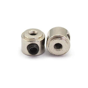 Butées de roue en métal de haute qualité avec vis de fixation pour avions RC ; Recommandées pour la fixation des roues en éponge/PU - Product Image 1