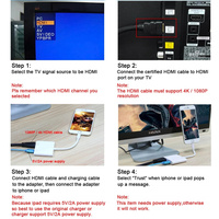 Câble adaptateur numérique AV 1080P en forme de L pour HDTV, 2 ports, convertisseur, accessoires pour téléphone, pour connecter un téléphone/tablette à un téléviseur