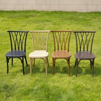 Chaise en résine style saule, motif grain de bois, pour événements, mobilier de jardin extérieur, qualité commerciale durable, style luxe, design moderne K/D