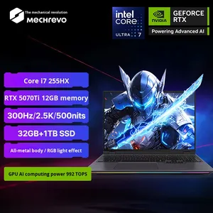 โน้ตบุ๊กเกมมิ่ง/ธุรกิจ Mechanical Yaoshi 16 Ultra7 255HX RTX5070Ti 20 คอร์ 5.2GHz 300Hz SSD พร้อม RTX5070Ti - Product Image 5