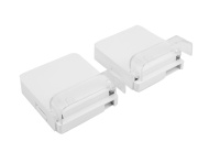 Boîtier mural FTTH pour fibre optique avec une sortie, plaque frontale et prise optique (Rosette) – Vente directe usine