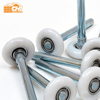 Penggantian Roller Pintu Garasi 2 Inch Nylon 11 Ball Bearing Lapis Seng 4 Inch 7 Inch Stem Pintu Seksional Grosir OEM