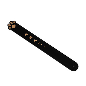 Meow Meow Shot Ruler <b>Spanking</b> Tool Acrylic Black Adult Use - Product Image 5