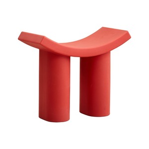 Banco para Cambiar Zapatos con Diseño de Elefante Pequeño para Niños y Adultos, para Uso en el Hogar, Dormitorio, Sala de Estar, Taburete de Plástico Minimalista en Tono Crema - Product Image 5