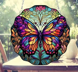 Pendurador de sol acrílico para decoração de férias de quarto, janela de vidro para a mamãe e avó, estampado - Product Image 3