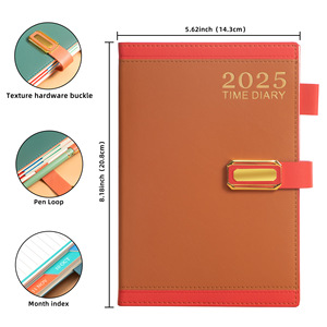 2025 livre d'horaire anglais <span class=keywords><strong>365</strong></span> <span class=keywords><strong>jours</strong></span> livre de plan de bureau quotidien cahier français espagnol - Product Image 6