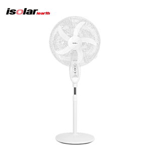 Ventilador Recargable de 18 Pulgadas con Panel Solar de 10W o 20W, Ventilador Doméstico con Control Remoto y Salida - Product Image 2