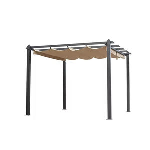 Venta al por mayor 10x12 pies pérgola Gazebo con techo impermeable y marco de aluminio <span class=keywords><strong>Ideal</strong></span> para jardín Patio y relajación al aire libre - Product Image 1