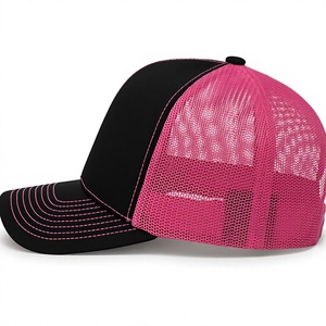 หมวกแก๊ป Black Pink ตาข่าย 6 แผง แบบ Snapback  สำหรับทุกเพศ ระบายอากาศได้ดี สวมใส่สบาย ปรับขนาดได้ เหมาะสำหรับฤดูใบไม้ผลิและฤดูร้อน สำหรับผู้ใหญ่ - Product Image 3