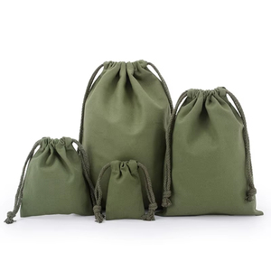 Wholesale Reusable Cotton Drawstring Bag Colorful Blank Small Mini Cotton Canvas Pouch for Candy <b>Gift</b> Jewelry Package Dust Bag - Product Image 3