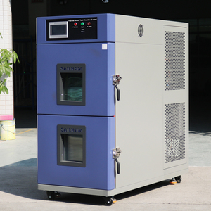 Machine d'essai d'fiabilité des nouvelles énergies, testeur de choc thermique à haute et basse température, appareil de choc thermique à deux zones, chambre - Product Image 5
