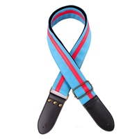Chromacast Speed Series Leather Racing Strip Guitar Strap Stringed Instruments Parts & Accessories