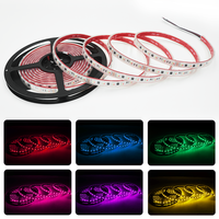 Bande lumineuse LED RGB 5050 flexible intelligente 110V 220V en silicone extrudé, éclairage extérieur personnalisé IP65 IP67 60 96 120 LED