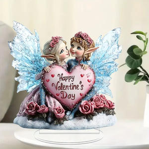 Ornements décoratifs créatifs en acrylique LOVE adaptés au salon <span class=keywords><strong>chambre</strong></span> décoration cadeaux ornements de décoration de maison bon marché - Product Image 3