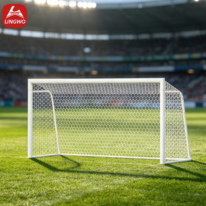 <span class=keywords><strong>But</strong></span> de football portable et détachable 5 contre 5, cadre en acier robuste, montage rapide, avec filet pour l'entraînement - Product Image 1