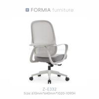 Chaise de bureau ergonomique pivotante de direction, design moderne, avec certification Bifma Greengurad, vente en gros d'usine