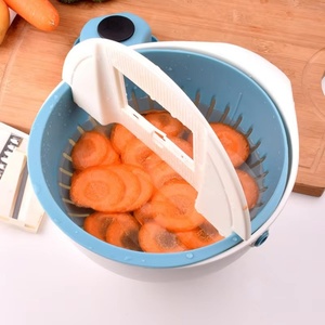Multifunctional Manual <b>Vegetable</b> <b>Cutter</b> Slicer Dual-Purpose Washing Cutting Carrot Potato Shredder Kitchen Gadgets for Home Use - Product Image 6