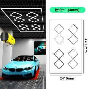 Panneaux muraux à LED Carreaux lumineux hexagonaux modulaires Décoration de salle de jeux - Product Image 3