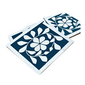 BS INTERNATIONAL Super Vente : Ensemble de sous-verres carrés classiques en os de chameau incrusté, écologiques, 10 mm, à prix réduit - Product Image 2