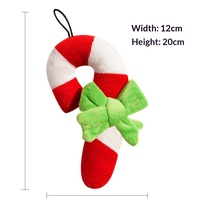 Trendy Kerst Pluche Piepende Huisdierenspeelgoed Bijtbestendig Tandjesverlichting Interactief voor Honden Katten Huisdierenspeelgoed