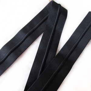 Cinturillas Elásticas Personalizadas de Látex Ajustables de 5 cm <span class=keywords><strong>en</strong></span> Blanco y Negro, Modelo YQ-EK24, para Accesorios de Pantalones - Product Image 1
