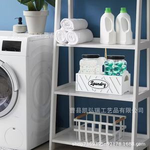 Wooden <b>laundry</b> room <b>organization</b> container, detergent dispenser container, wooden <b>laundry</b> pods, multi-functional <b>storage</b> box - Product Image 2
