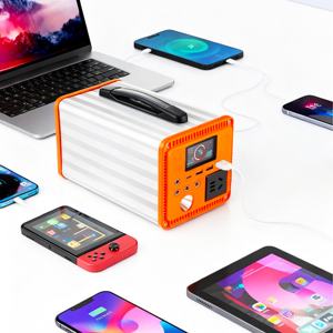 Générateur onduleur portable 300W/600W à ondes sinusoïdales pures, batterie lithium-ion 2048Wh, avec panneaux solaires MPPT, pour alimentation d'urgence et usage mobile intensif - Product Image 2