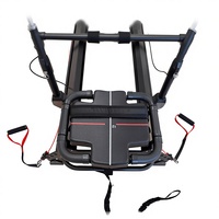 Machine de Pilates Reformer Portable Professionnelle pour Studio avec Système de Rails Lisses en Aluminium et Fonctionnalités Ajustables