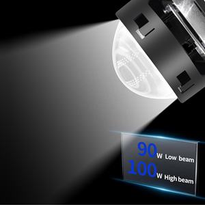 Super lumineux 3 pouces 120W RHD LHD 12V 6500LM antibrouillard Bi Led <span class=keywords><strong>CK</strong></span> réflecteur Kit projecteur lentille voiture moto phare Led - Product Image 6