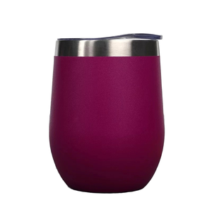 Stainless Steel Eco-Friendly Minimalist Handgrip Double Walled Vacuum Insulated 12 OZ Custom Logo Mug 12-24 Hours Thermal