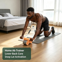 Rodillo Abdominal para Esculpir el Cuerpo, con Rebote Automático, Herramienta para Ejercicios en Casa, para Adelgazar la Cintura y la Pérdida de Grasa Abdominal