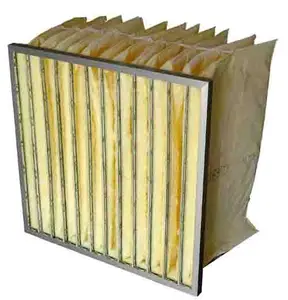 manufacturer cleaning air conditioning ventilation AHU system F5 F6 F7 F8 F9 aluminum frame pocket bag filter