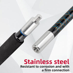 180cm gros jeu <span class=keywords><strong>thon</strong></span> pêche à la traîne Gaff 3 Sections pêche Gaff crochet en acier inoxydable avec poignée EVA équipement de pêche Portable - Product Image 3