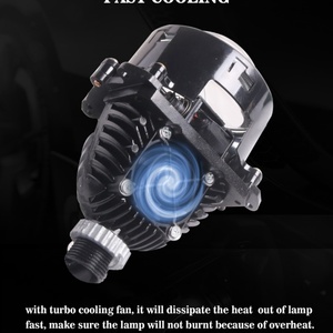 Sanvi S6 Bi LED <b>Projector</b> Lens H4 H7 9005 9006 Headlight 6000K 12V New RHD LHD Auto <b>Lighting</b> Retrofit Kit for - Product Image 5