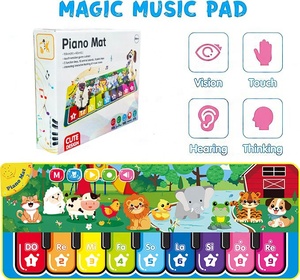 <span class=keywords><strong>Tapis</strong></span> de Jeu Musical et Éducatif Samtoy à Pédales pour Bébé, <span class=keywords><strong>Tapis</strong></span> <span class=keywords><strong>d</strong></span>'<span class=keywords><strong>Éveil</strong></span> Piano <span class=keywords><strong>Kick</strong></span> <span class=keywords><strong>and</strong></span> <span class=keywords><strong>Play</strong></span>, <span class=keywords><strong>Tapis</strong></span> <span class=keywords><strong>d</strong></span>'Activités Animaux pour Nouveau-né - Product Image 3