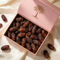 Boîte cadeau de luxe écologique pour chocolats, emballage en papier, fabricant de boîtes à bonbons personnalisées vides pour dattes avec logo doré