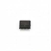 Sensor Posisi Putar Magnetik AS5047P-ATSM Asli 14-bit SPI PWM 28krpm 360 °   Tersedia