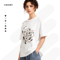 Nouveauté été, t-shirt unisexe à col rond en coton 100% pur 300GSM, imprimé sur mesure, couleur unie