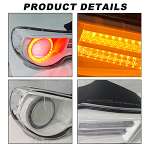Fanali posteriori SINDAR stile <span class=keywords><strong>Ferrari</strong></span> per Toyota GT86, Toyota 86 e Subaru BRZ 86 2012-2021, luci posteriori a LED RGB 12-21 - Product Image 3