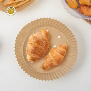 Oolima material bom para fritadeira e bolo, conjunto com 25 peças de papel