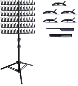 Soporte de pie retráctil para trenzado de cabello, herramienta para trenzas desordenadas, para uso transfronterizo - Product Image 1