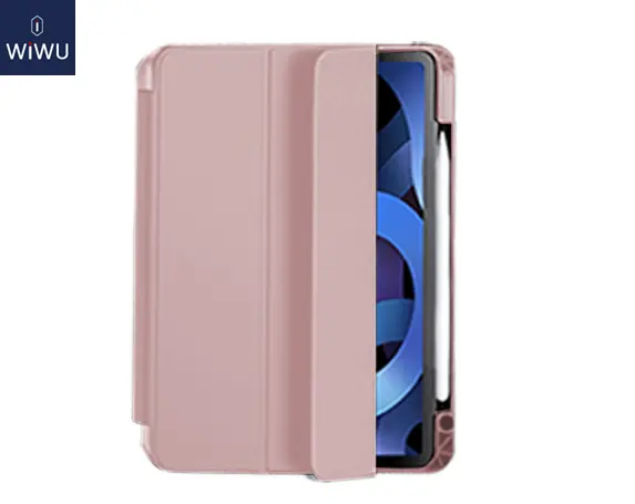 WIWU 2 in 1 Magnetic Separation iPad Folio Case for Tablet with Stylus Pen Holder 11 12.9 Pro Cover Mini 6 8.3 inch