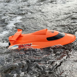 Bateau de course haute vitesse 2,4 GHz de niveau professionnel avec 3 modes de vitesse, réinitialisation automatique et avertissement intelligent pour les compétitions de course sur lac - Product Image 5